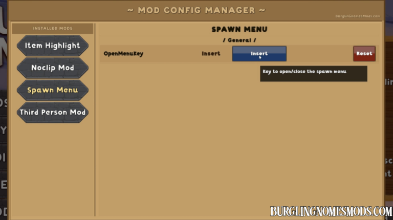 burglin gnomes mod config manager new style