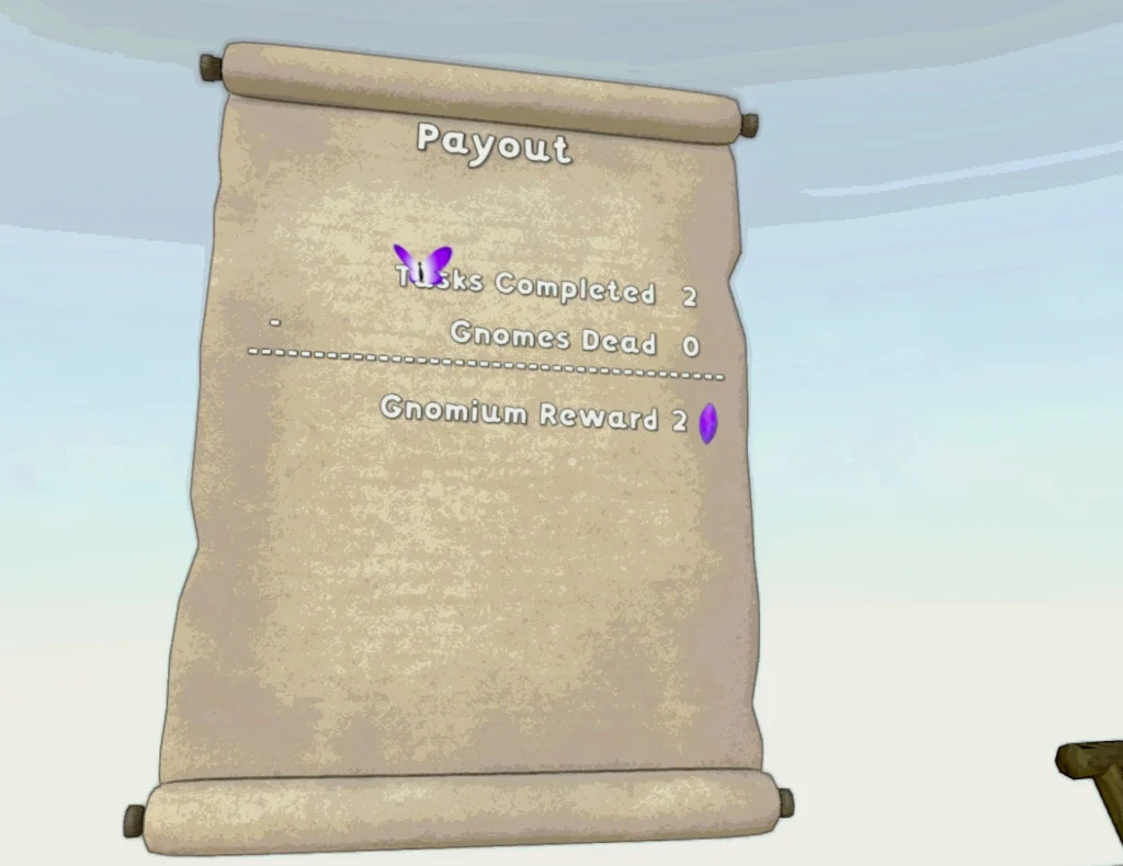 gnomium rewards