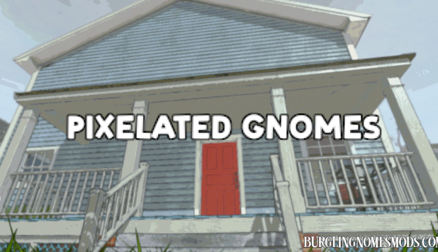 pixelated gnomes
