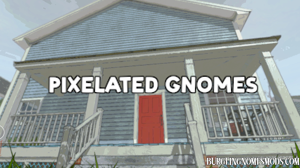 pixelated gnomes