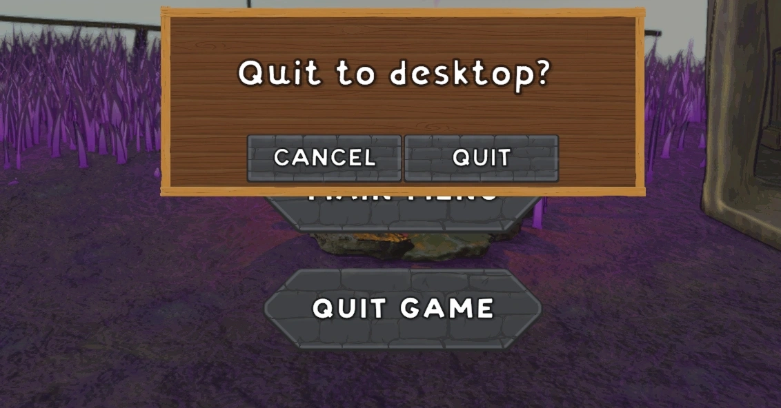 quit to desktop